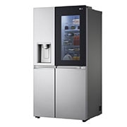 LG Side-by-Side Kühlschrank mit InstaView Door-in-Door® (E, 635L, 179cm hoch) mit Eis-, Crushed Ice- und Wasserspender & internem Wassertank | GSXV91BSAE , GSXV91BSAE