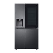 LG Side-by-Side Kühlschrank mit InstaView Door-in-Door® (E, 635L, 179cm hoch) mit Eis-, Crushed Ice- und Wasserspender & internem Wassertank | GSXV91MCAE , GSXV91MCAE